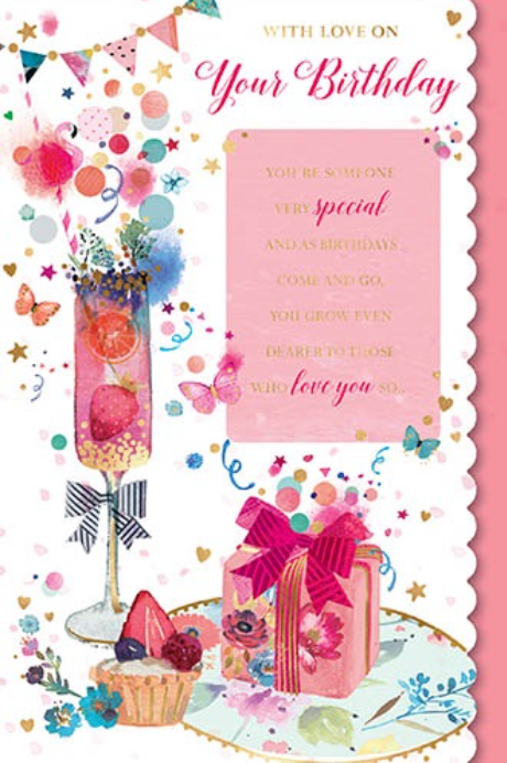 ELL1040: Elegance Happy Birthday (6pcs/pk)-zoom-