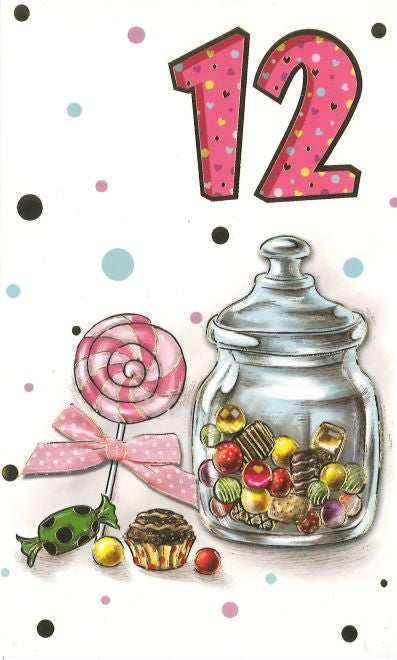 JD012GA: J-Card Age 12 Girl (12pcs/pk)-zoom-