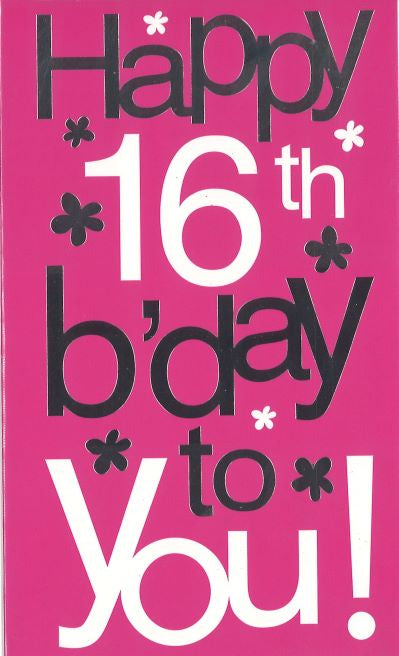 JD016GB: J-Card Age 16 Girl (12pcs/pk)-zoom-