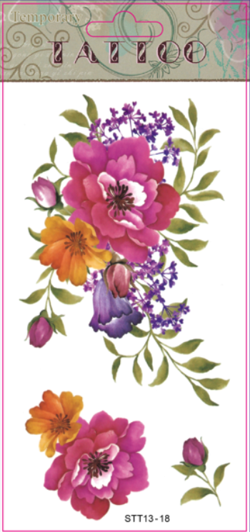 S1T13-18: Sticker Tattoo - 18 (12pcs/pk)-zoom-