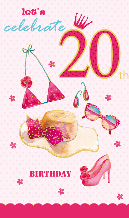 JD020FB: J-Card Age 20 Female (12pcs/pk)-zoom-