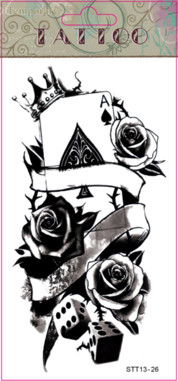 S1T13-26: Sticker Tattoo - 26 (12pcs/pk)-zoom-
