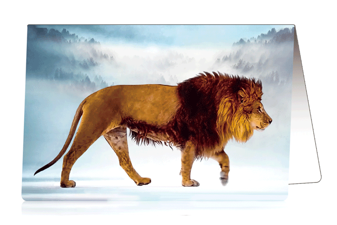 3D-0927: 3D Card Lion (6pcs/pk)