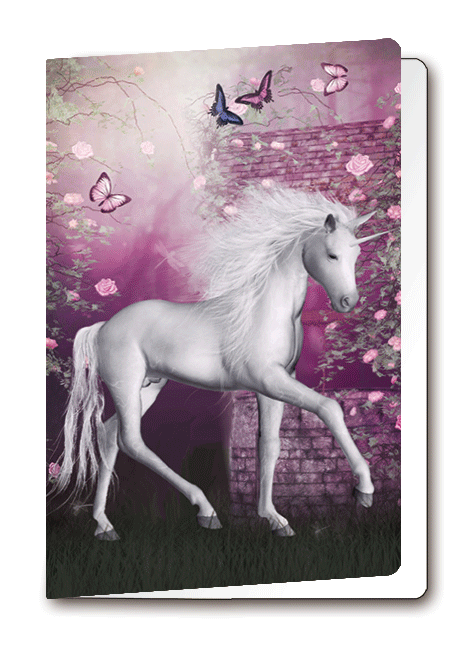 3D Card Unicorn
