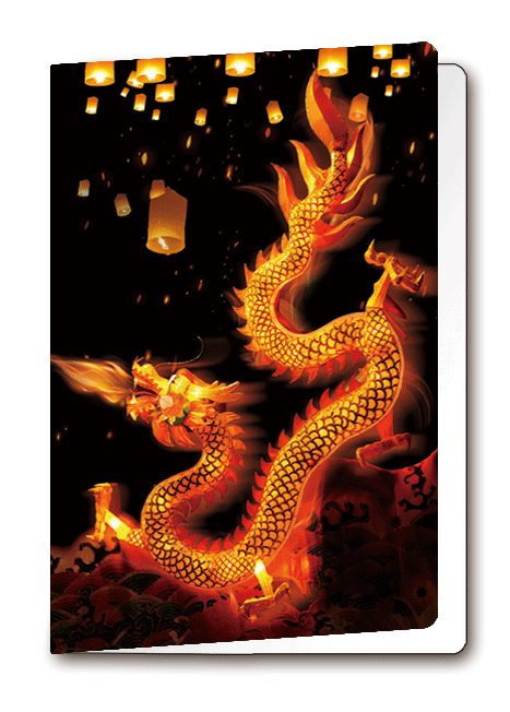 3D Card Dragon