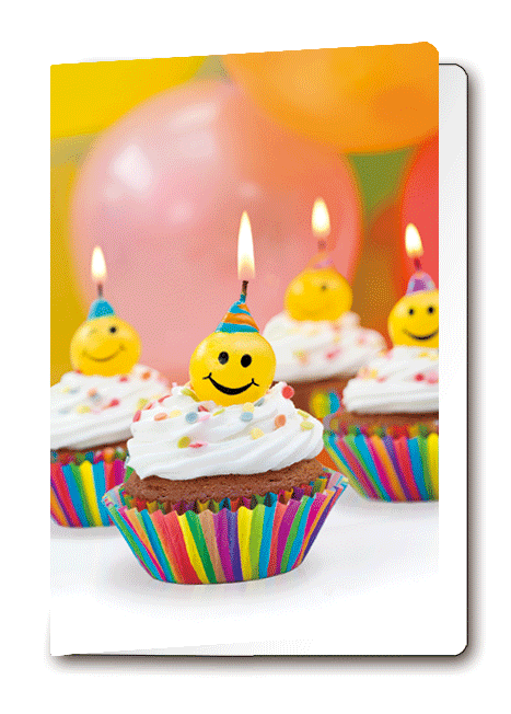 3D-0974: 3D Card Cupcakes (6pcs/pk)-zoom-