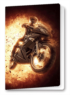 3D Card Motorcycle