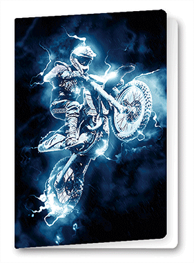 3D Card Dirt Bike