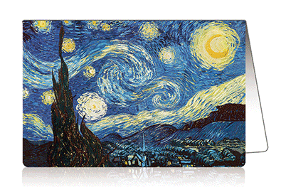 3D-0999: 3D Card Starry (6pcs/pk)-zoom-