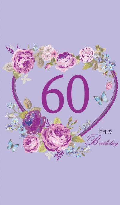 JD060FB: J-Card Age 60 Female (12pcs/pk)