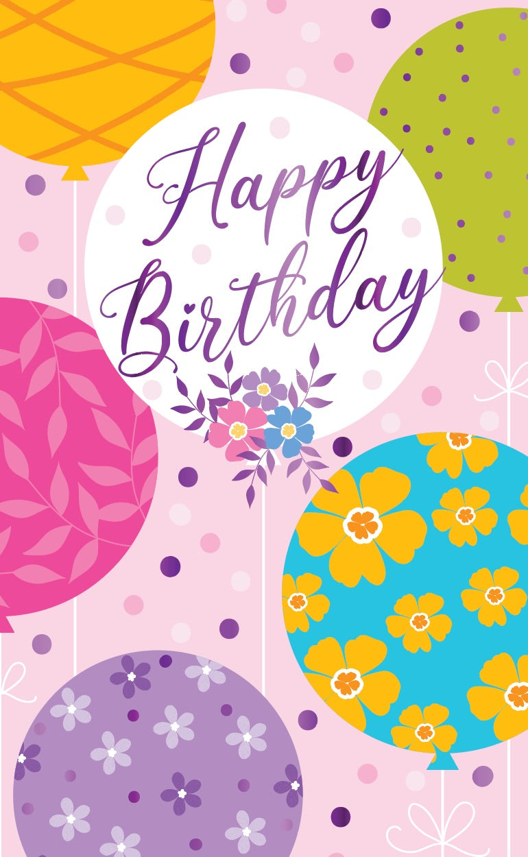 UC69262: Urban Female Birthday (12pcs/pk)-zoom-1