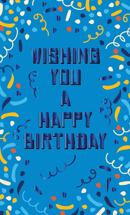 Urban male birthday