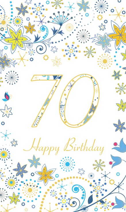 JD070FA: J-Card Age 70 Female (12pcs/pk)