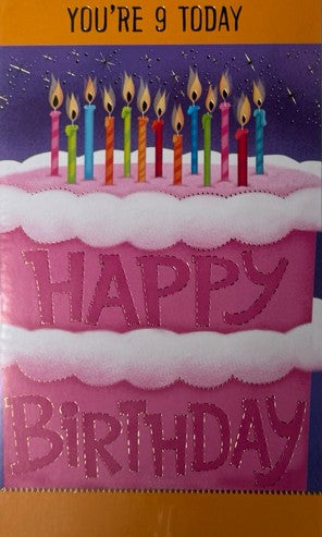 JDZ75094: J-Card Age 09 Girl (12pcs/pk)