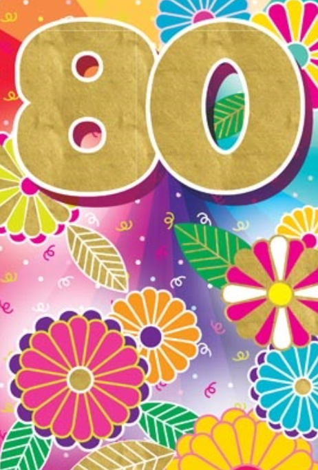 PA-80F-B: Party Age 80 Female (6pcs/pk)-zoom-