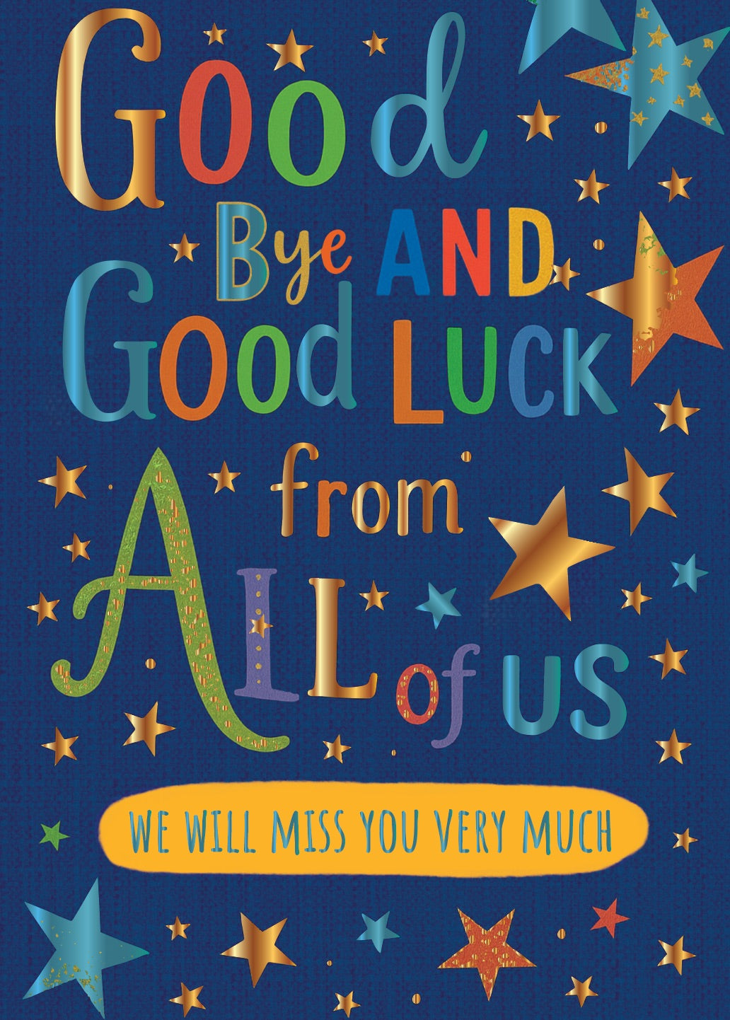 JB84708: Say It Big Goodbye & Good Luck (6pcs/pk)-zoom-1