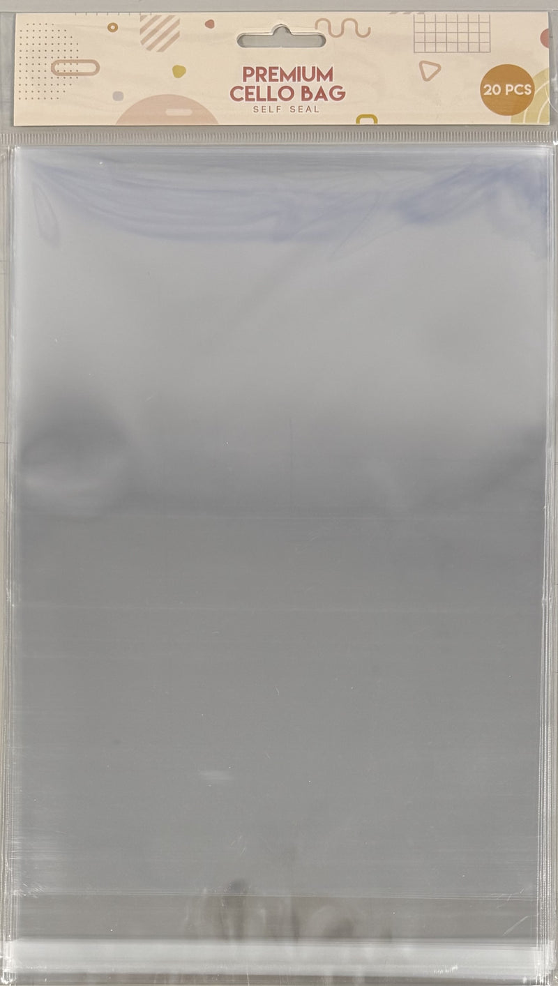CB-02: Cellophane Bags 18 x 25cm (20pc/pk, 12pks/unit)-zoom-