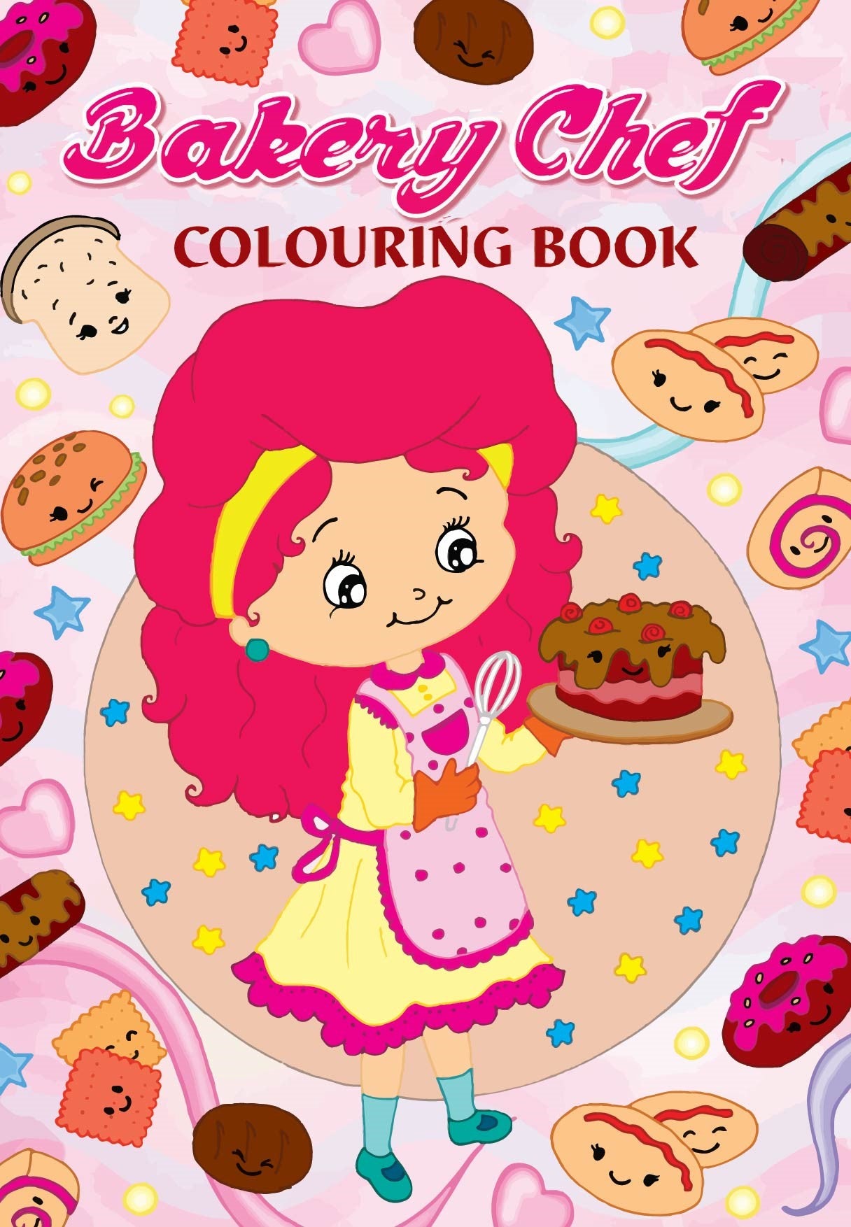 Colouring Book: Bakery Chef