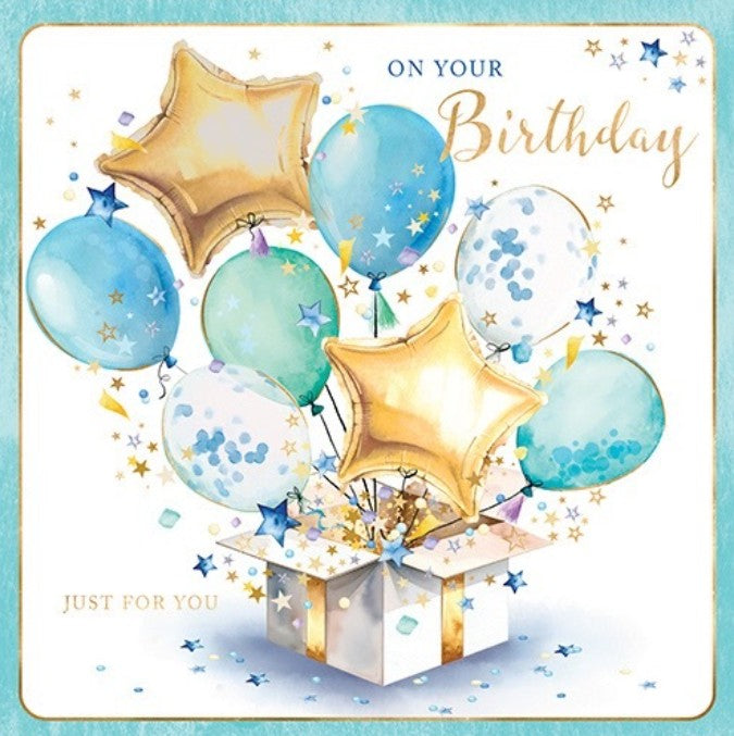 EQ1470: Elegance Square Birthday (6pcs/pk)