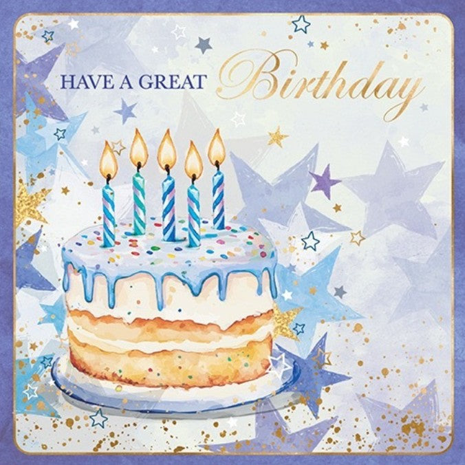 EQ1473: Elegance Square Birthday (6pcs/pk)