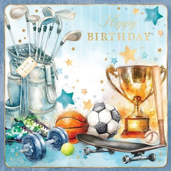 EQ1474: Elegance Square Birthday (6pcs/pk)