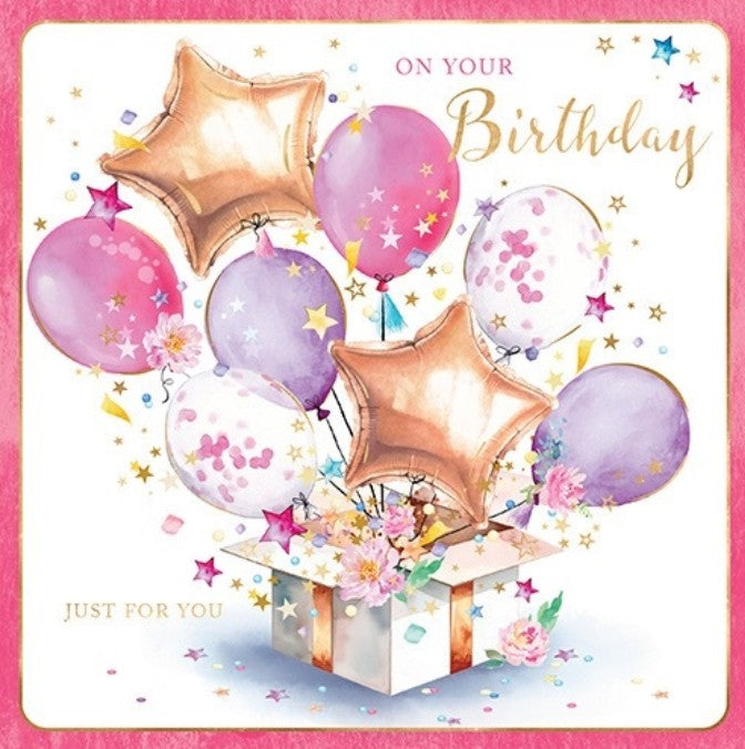 EQ1507: Elegance Square Birthday (6pcs/pk)