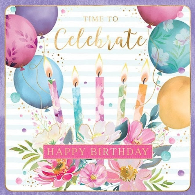 EQ1518: Elegance Square Birthday (6pcs/pk)-1