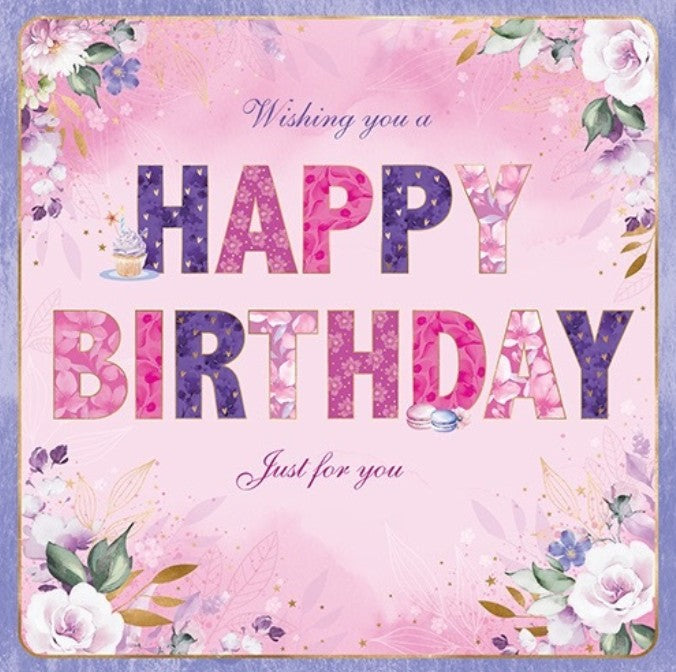 EQ1520: Elegance Square Birthday (6pcs/pk)-zoom-1