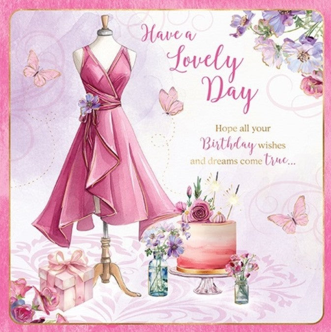 EQ1521: Elegance Square Birthday (6pcs/pk)