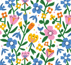 Folded wrap flowers