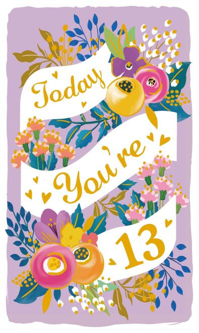 JD221: J-Card Age 13 Girl (12pcs/pk)-zoom-