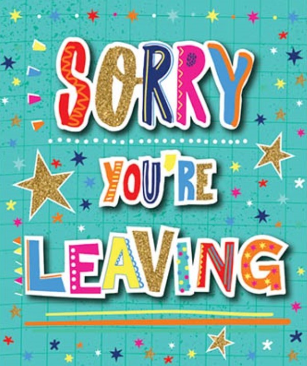 NQS-1024: NQS Sorry You're Leaving (6pcs/pk)-zoom-