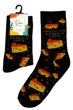 Sew Funny Socks - Sweet Dreams Are Made Of Cheese (5/pack)