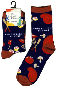 Sew Funny Socks - Chop It Like It's Hot (5/pack)