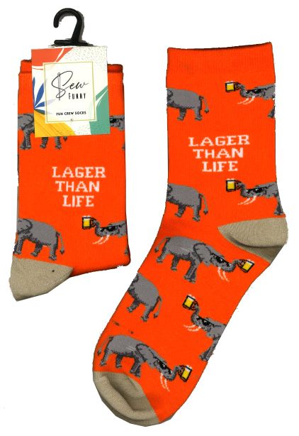 Sew Funny Socks - Lager Than Life (5/pack)
