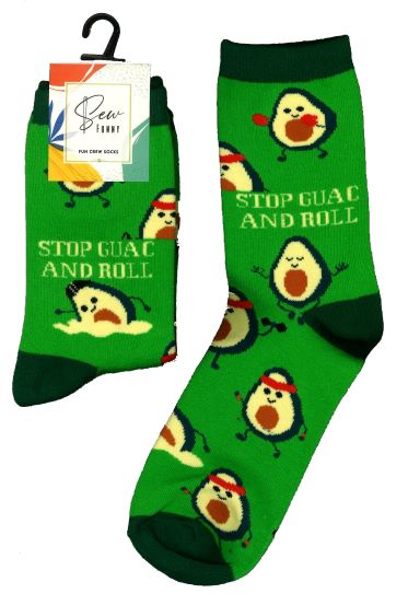 Sew Funny Socks - Stop Guac And Roll (5/pack)
