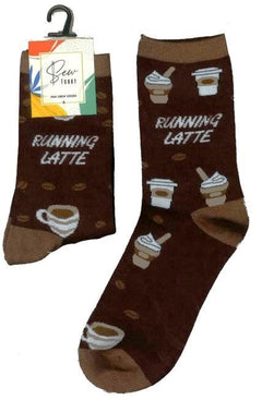 Sew Funny Socks - Running Latte (5/pack)