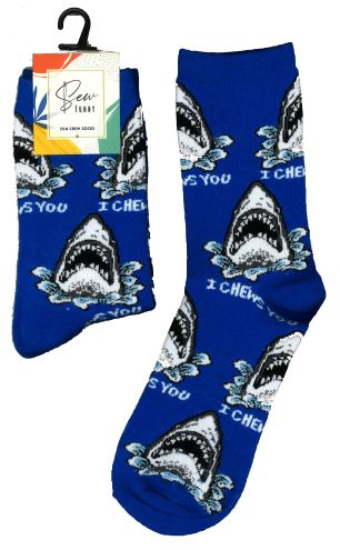 SF017: Sew Funny Socks - I Chews You (5/pk)-zoom-