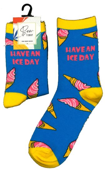 Sew Funny Socks - Have An Ice Day (5/pack)