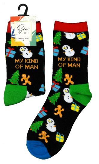 Sew Funny Socks - My Kind Of Man (5/pack)