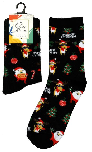 Sew Funny Socks - Make It Rein (5/pack)
