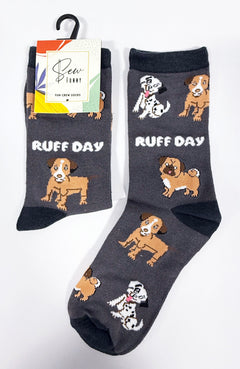 Sew Funny Socks - Ruff day