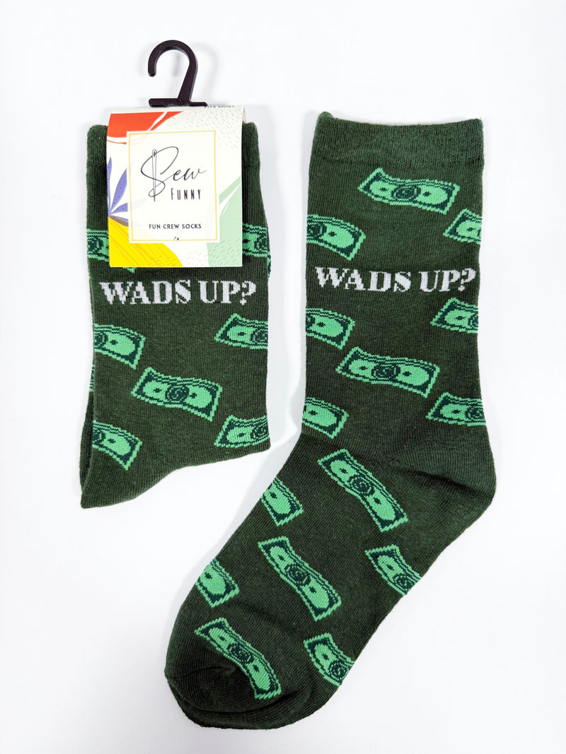 SF035: Sew Funny Socks - Wads up? (5/pk)-zoom-