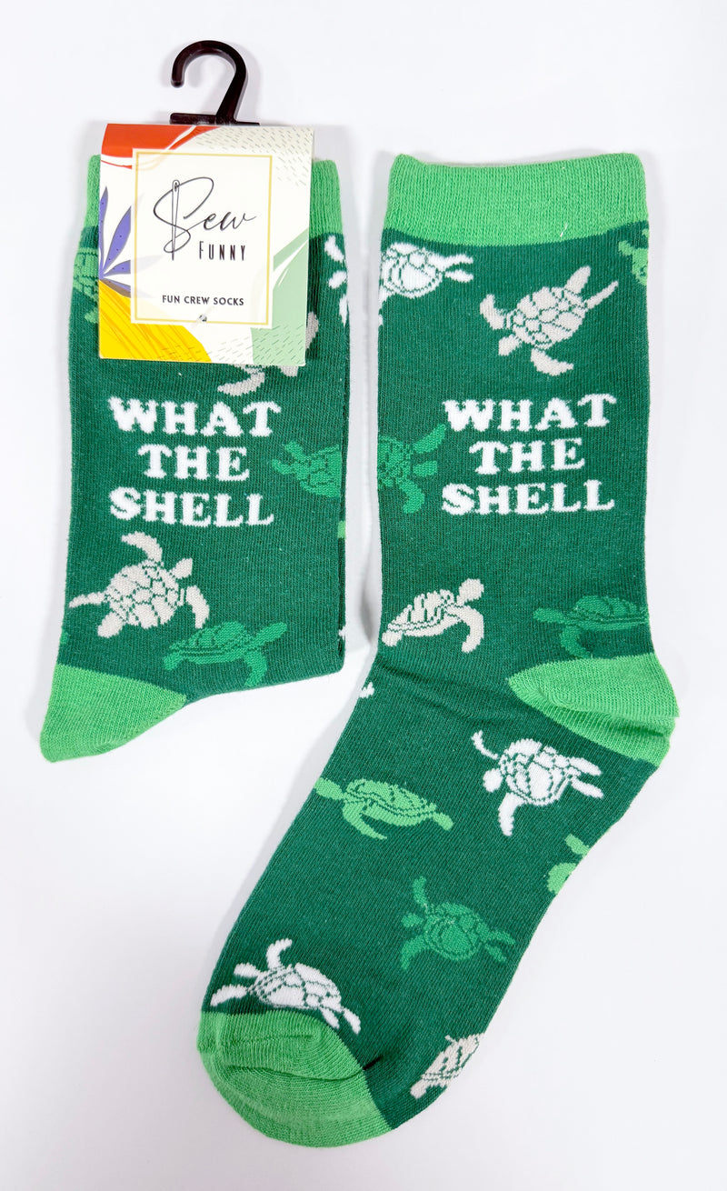 SF040: Sew Funny Socks - What the shell (5/pk)-zoom-