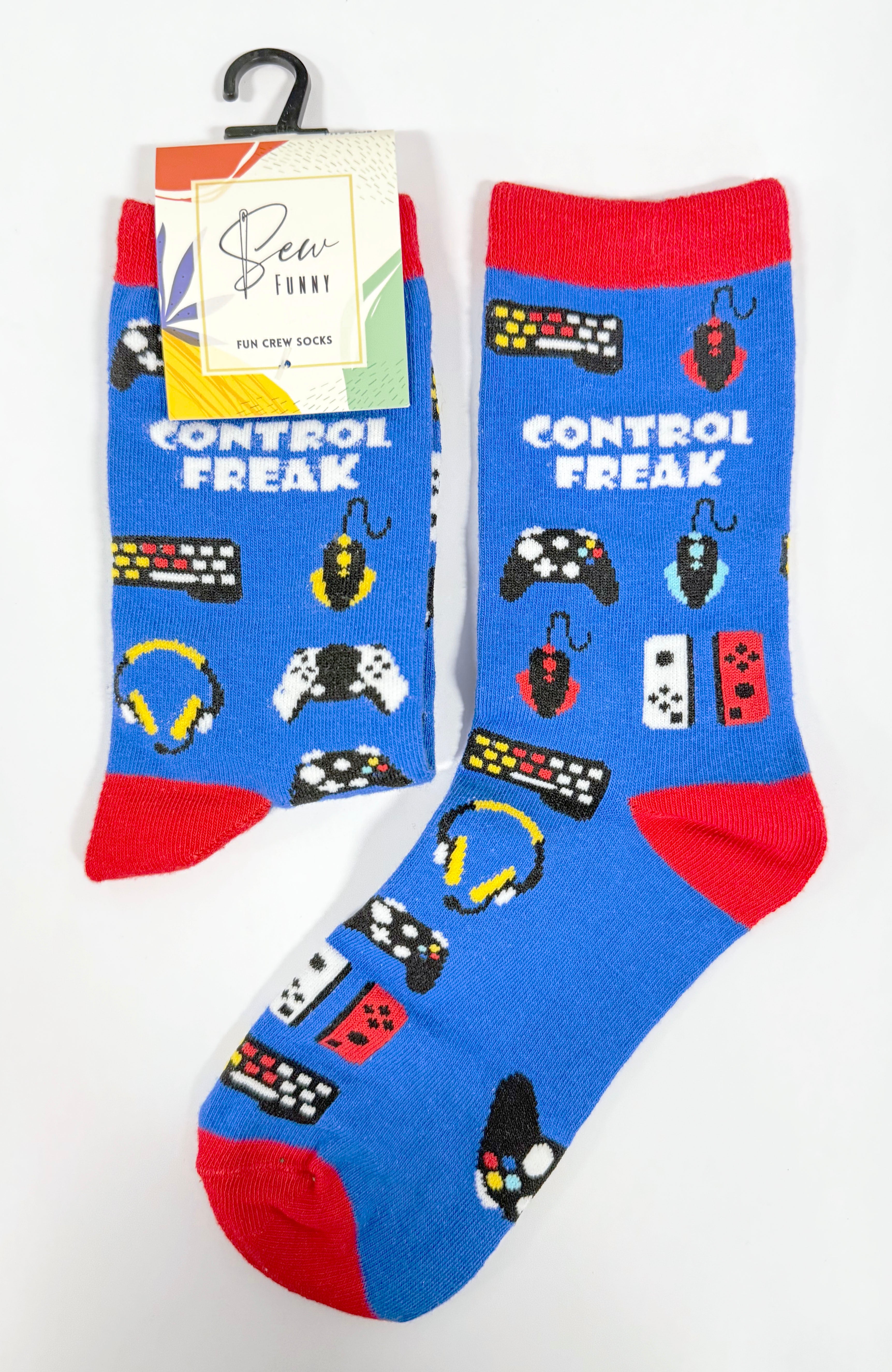Sew Funny Socks - Control freak