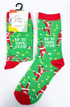 Sew Funny Socks - Up to snow good
