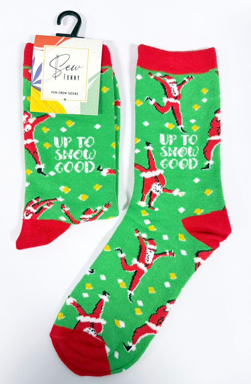 SF049: Sew Funny Socks - Up to snow good (5/pk)-zoom-