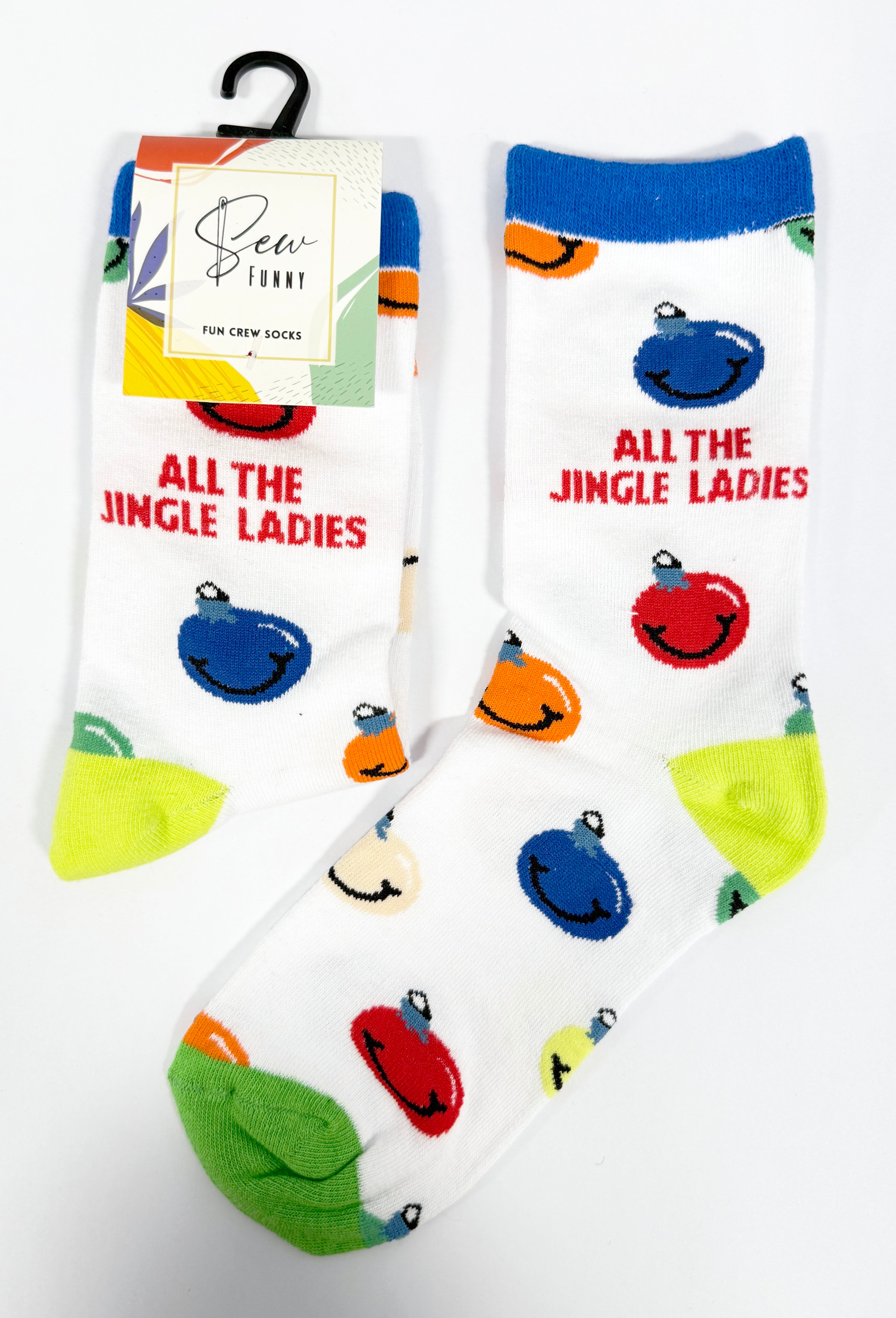 Sew Funny Socks - All the jingle ladies