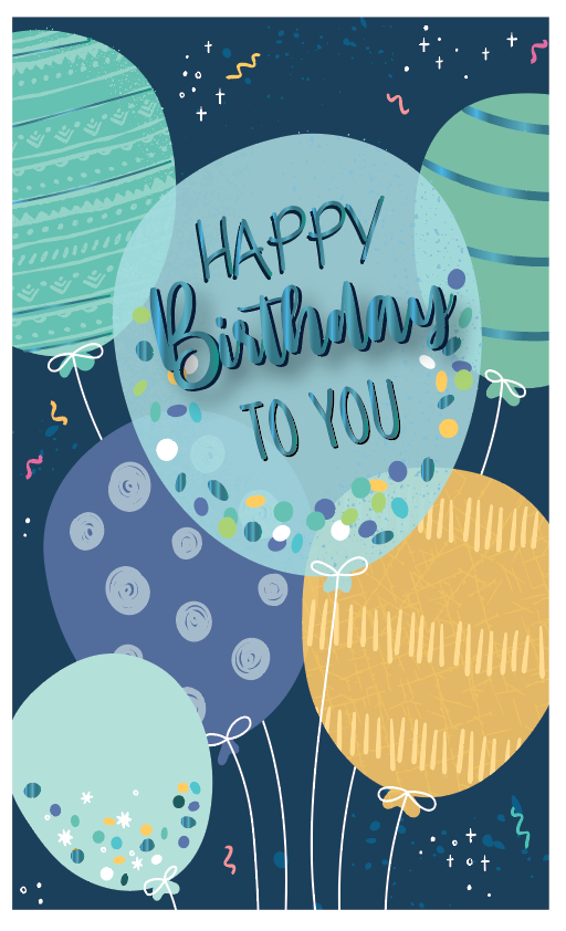 Urban male birthday