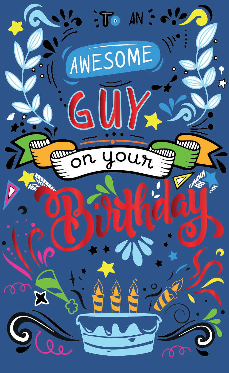 UC54381: Urban Male Birthday (12pcs/pk)-zoom-
